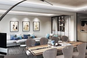 Exceptional Rooftop Villa 2 Salle a manger